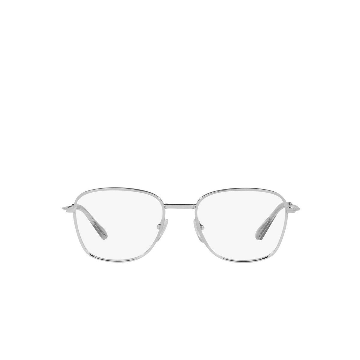 Prada PR 64WV Eyeglasses 1BC1O1 Silver - front view