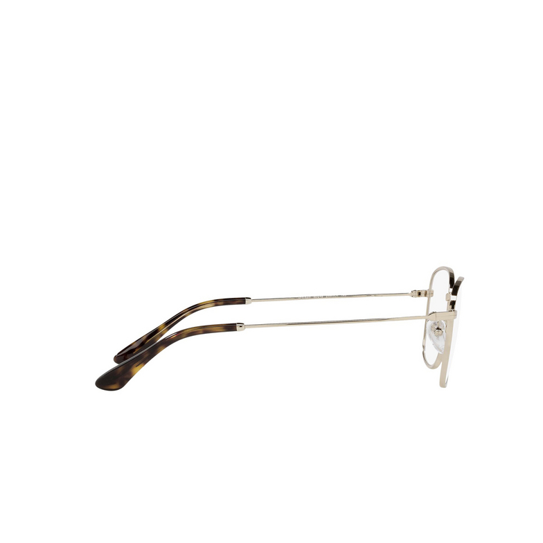 Prada PR 64WV Eyeglasses ZVN1O1 pale gold - 3/4
