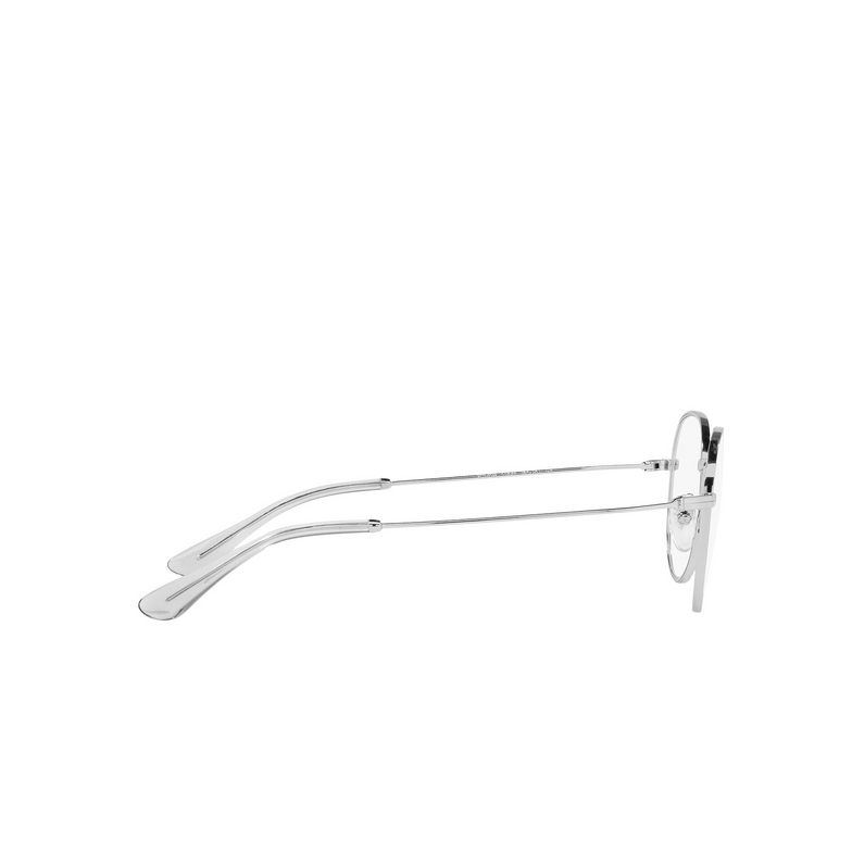 Prada PR 65WV Eyeglasses 1BC1O1 silver - 3/4