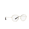 Prada PR 65WV Eyeglasses ZVN1O1 pale gold - product thumbnail 2/4