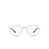 Prada PR 65WV Eyeglasses ZVN1O1 pale gold - product thumbnail 1/4