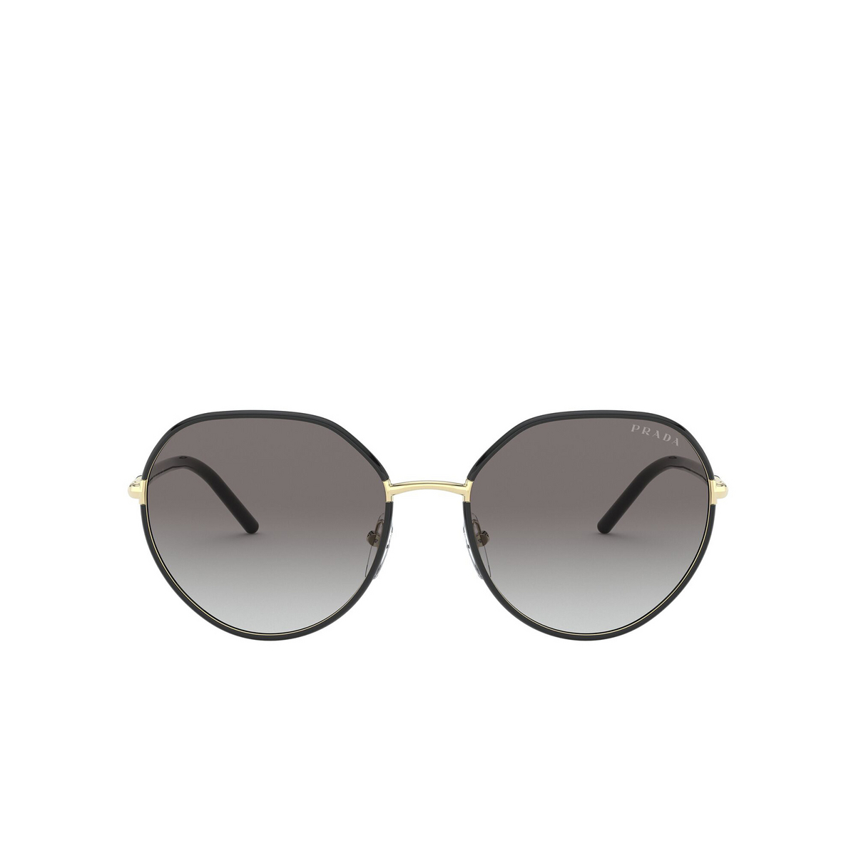 Prada PR 65XS Sunglasses AAV0A7 Black - front view