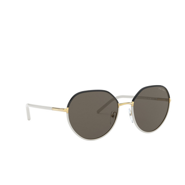 Gafas de sol Prada PR 65XS YC45G1 black / ivory - Vista tres cuartos