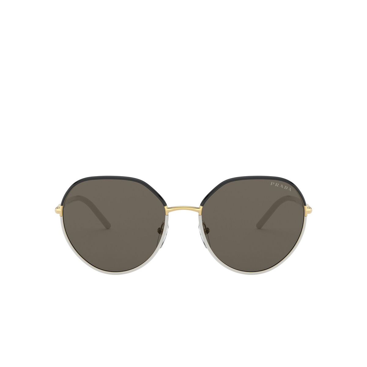 Prada PR 65XS Sunglasses YC45G1 Black / Ivory - front view