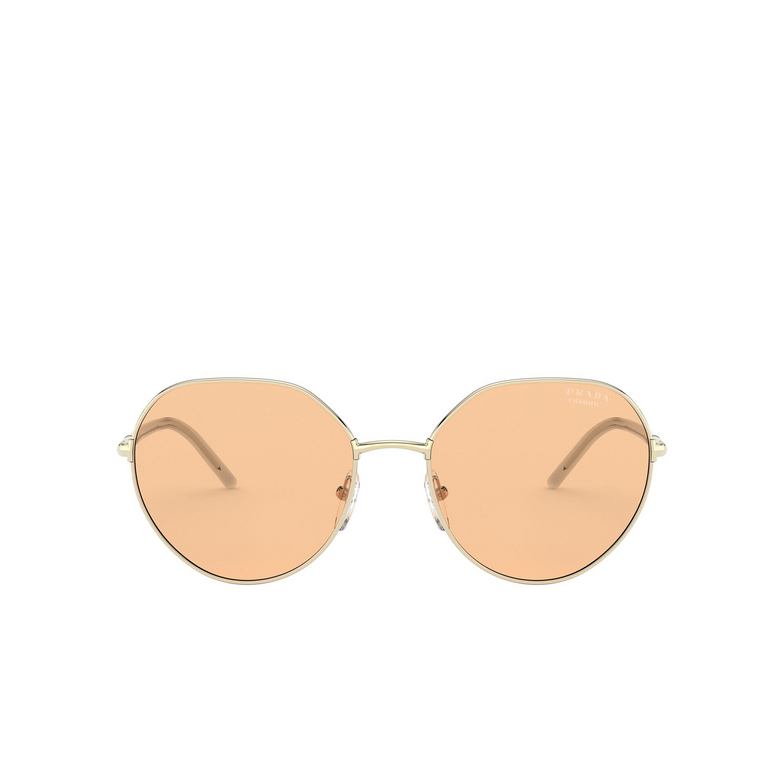 Prada PR 65XS Sunglasses ZVN09D pale gold - 1/4