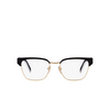 Occhiali da vista Prada PR 65YV AAV1O1 black / pale gold - anteprima prodotto 1/4