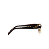 Lunettes de vue Prada PR 65YV AAV1O1 black / pale gold - Vignette du produit 3/4