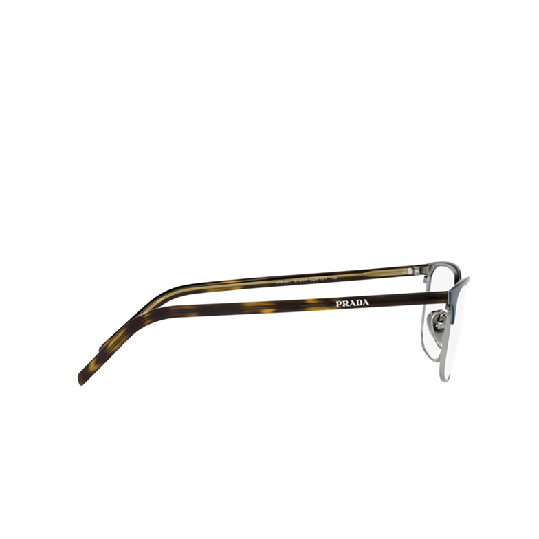 Prada PR 66YV Eyeglasses 02N1O1 matte baltic / gunmetal - 3/4