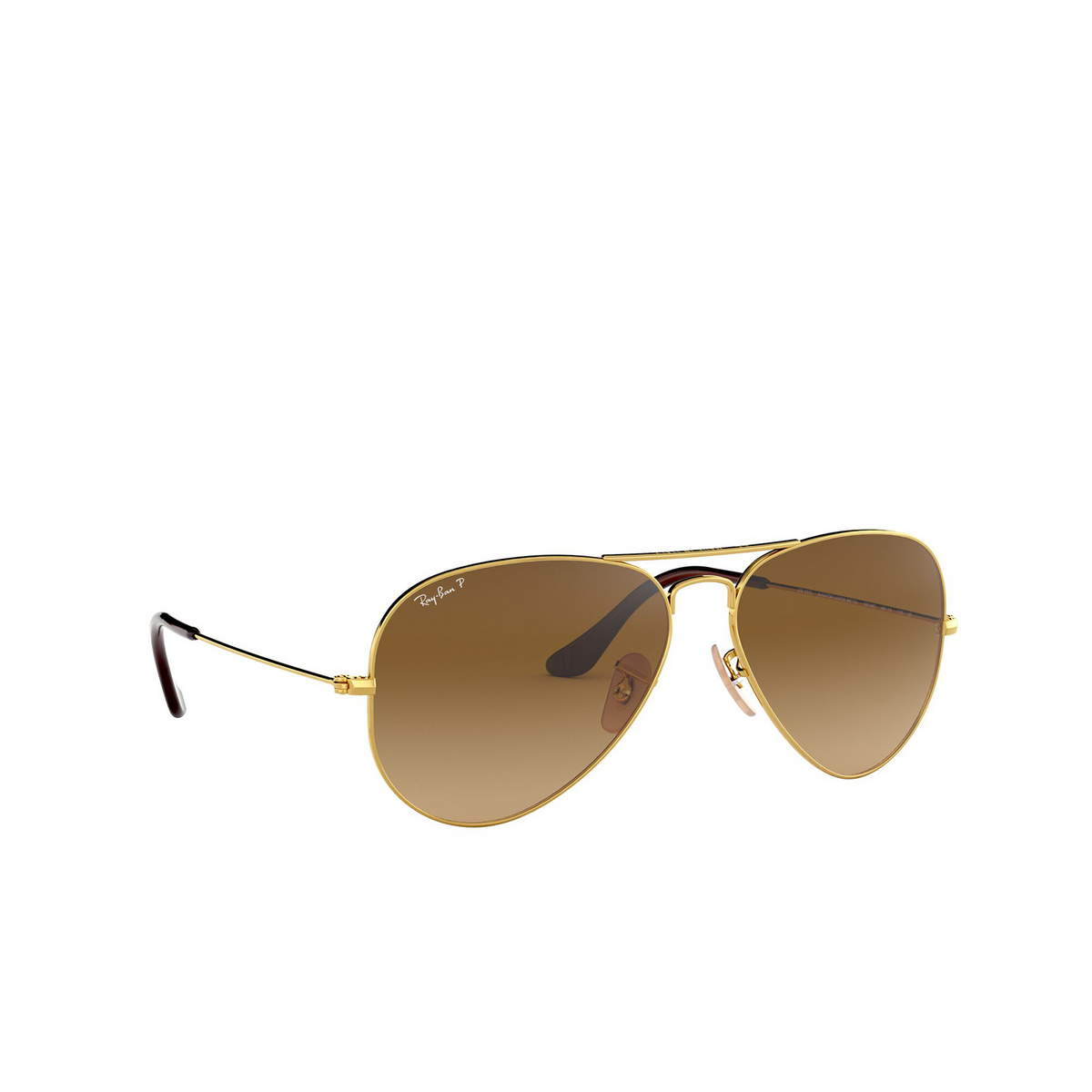 Ray-Ban AVIATOR LARGE METAL Sunglasses 001/M2 Gold - three-quarters view