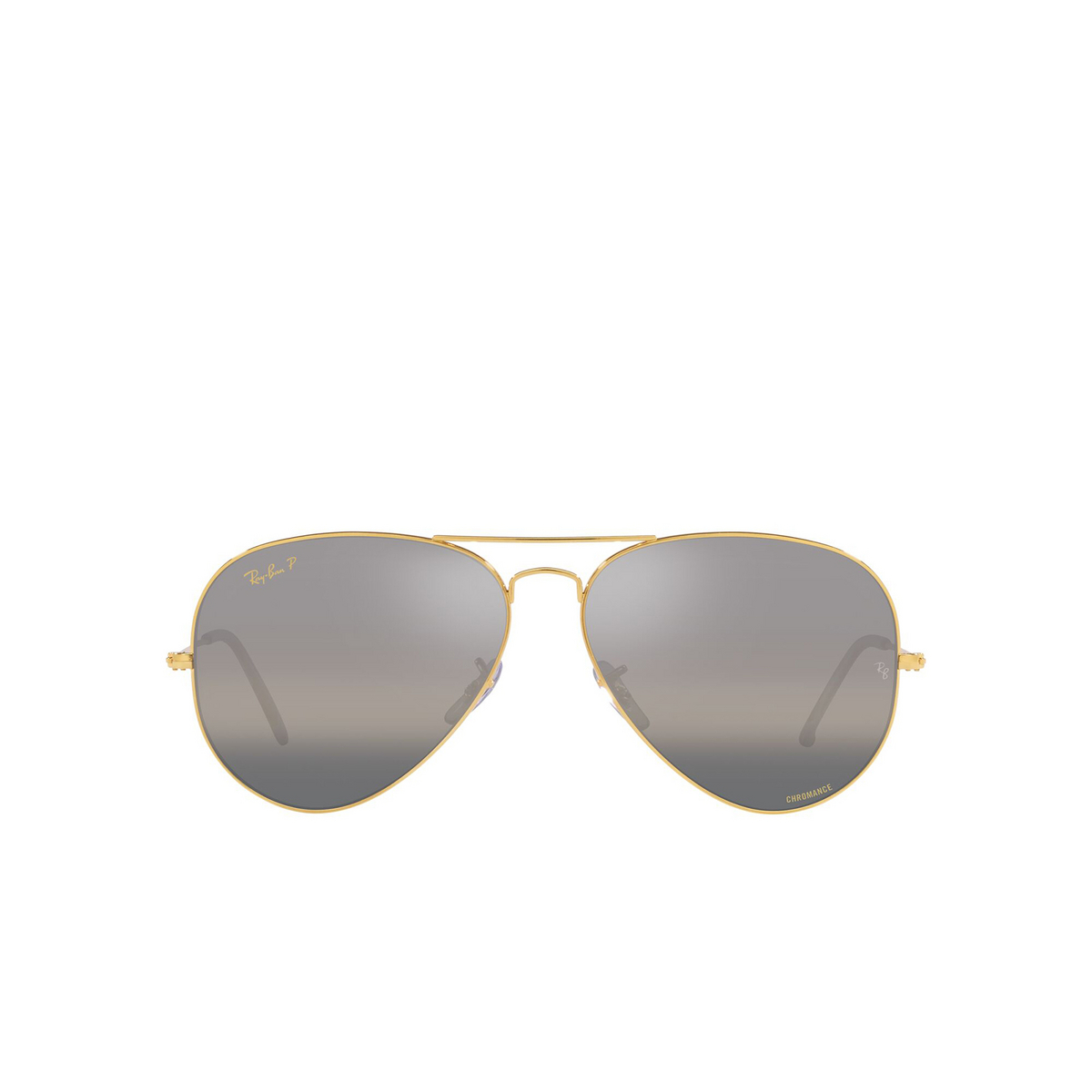 Ray-Ban AVIATOR LARGE METAL Sunglasses 9196G3 Legend Gold - front view