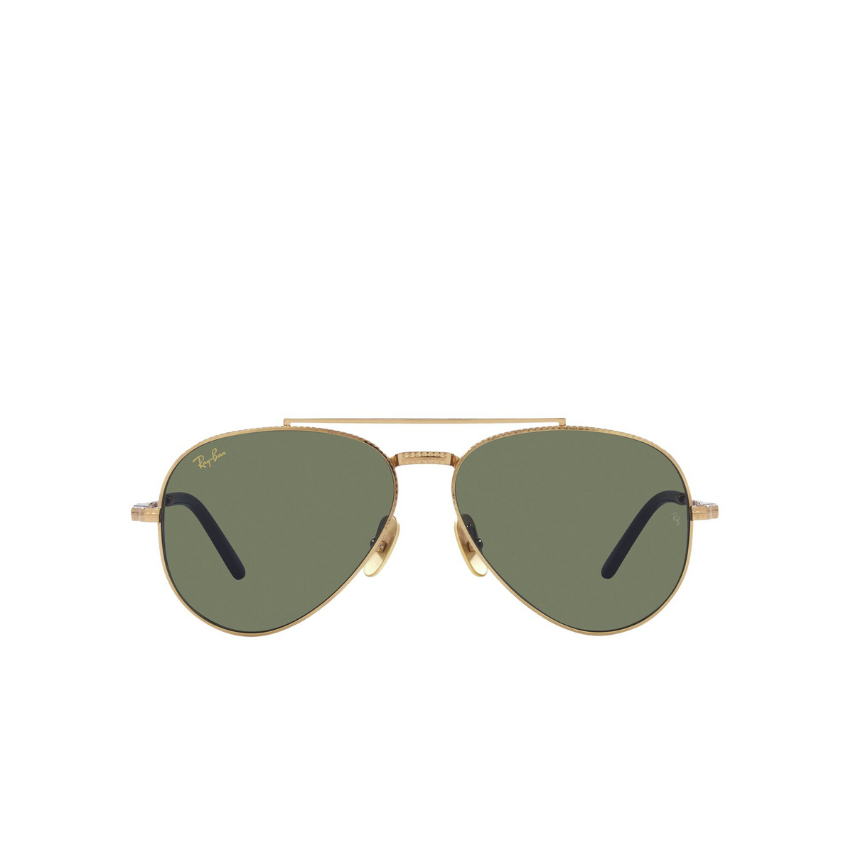 Ray-Ban AVIATOR TITANIUM Sunglasses 313852 Gold - front view