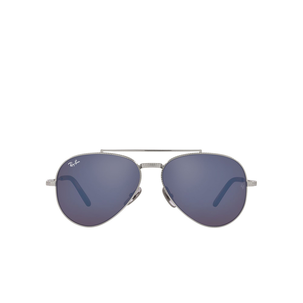 Ray-Ban AVIATOR TITANIUM Sunglasses 3139O4 Silver - front view