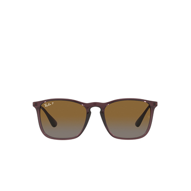 Gafas de sol Ray-Ban CHRIS 6593T5 transparent brown - Vista delantera