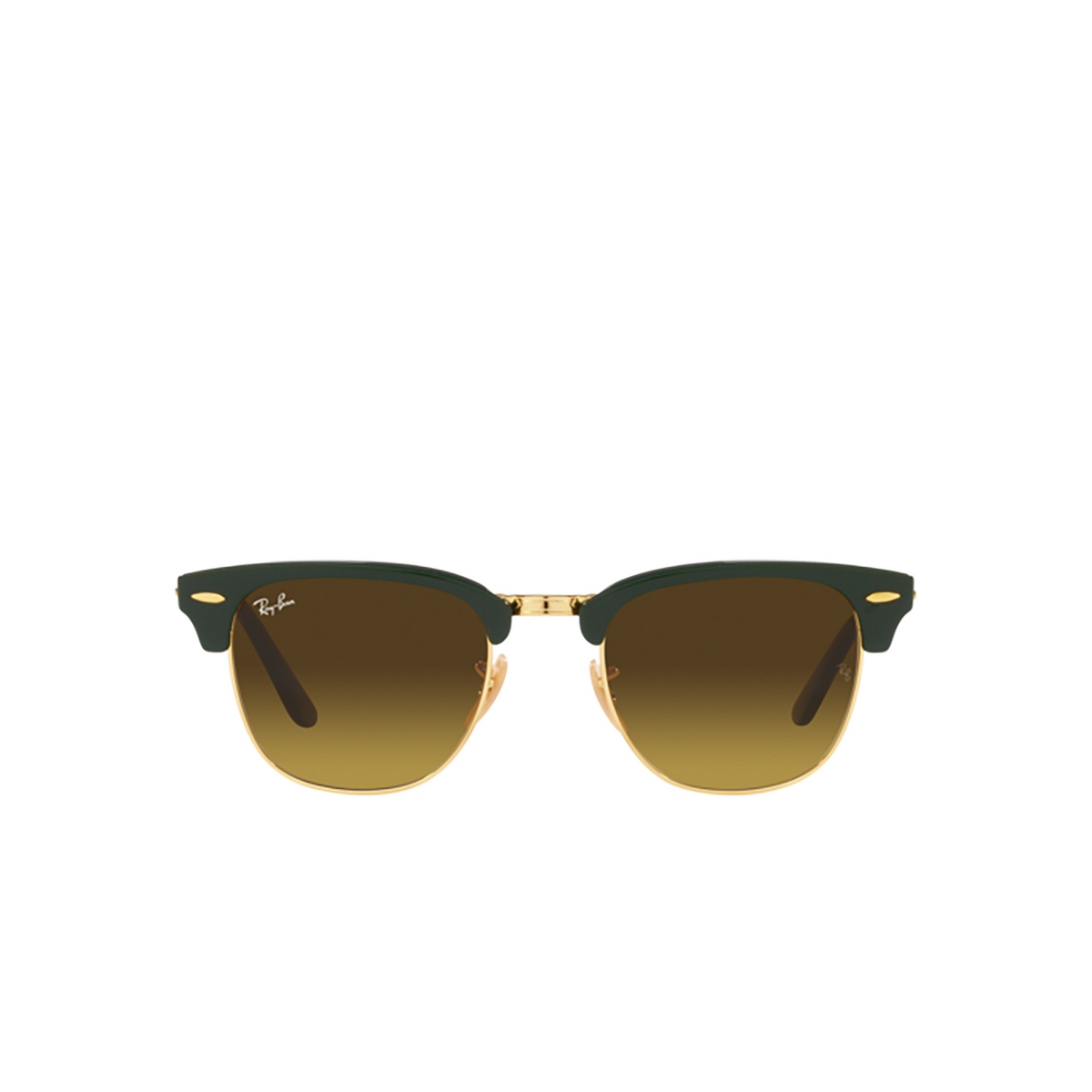 Ray-Ban CLUBMASTER FOLDING Sunglasses 136885 Green - front view