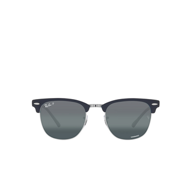 Gafas de sol Ray-Ban CLUBMASTER METAL 9254G6 silver on blue - Vista delantera