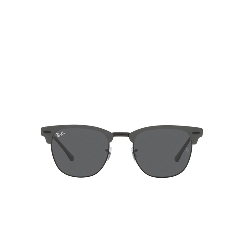 Gafas de sol Ray-Ban CLUBMASTER METAL 9256B1 grey on black - 1/4
