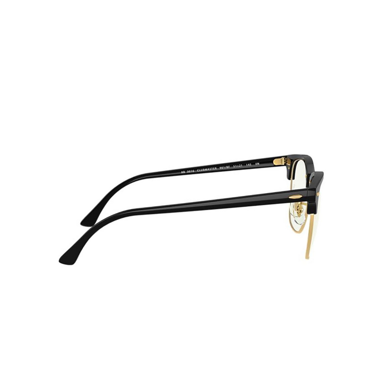 Lunettes de soleil Ray-Ban CLUBMASTER 901/BF black - 3/4