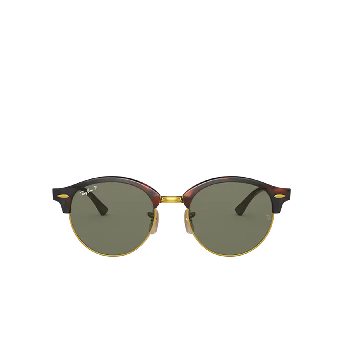 Ray-Ban CLUBROUND Sunglasses 990/58 Red Havana - front view
