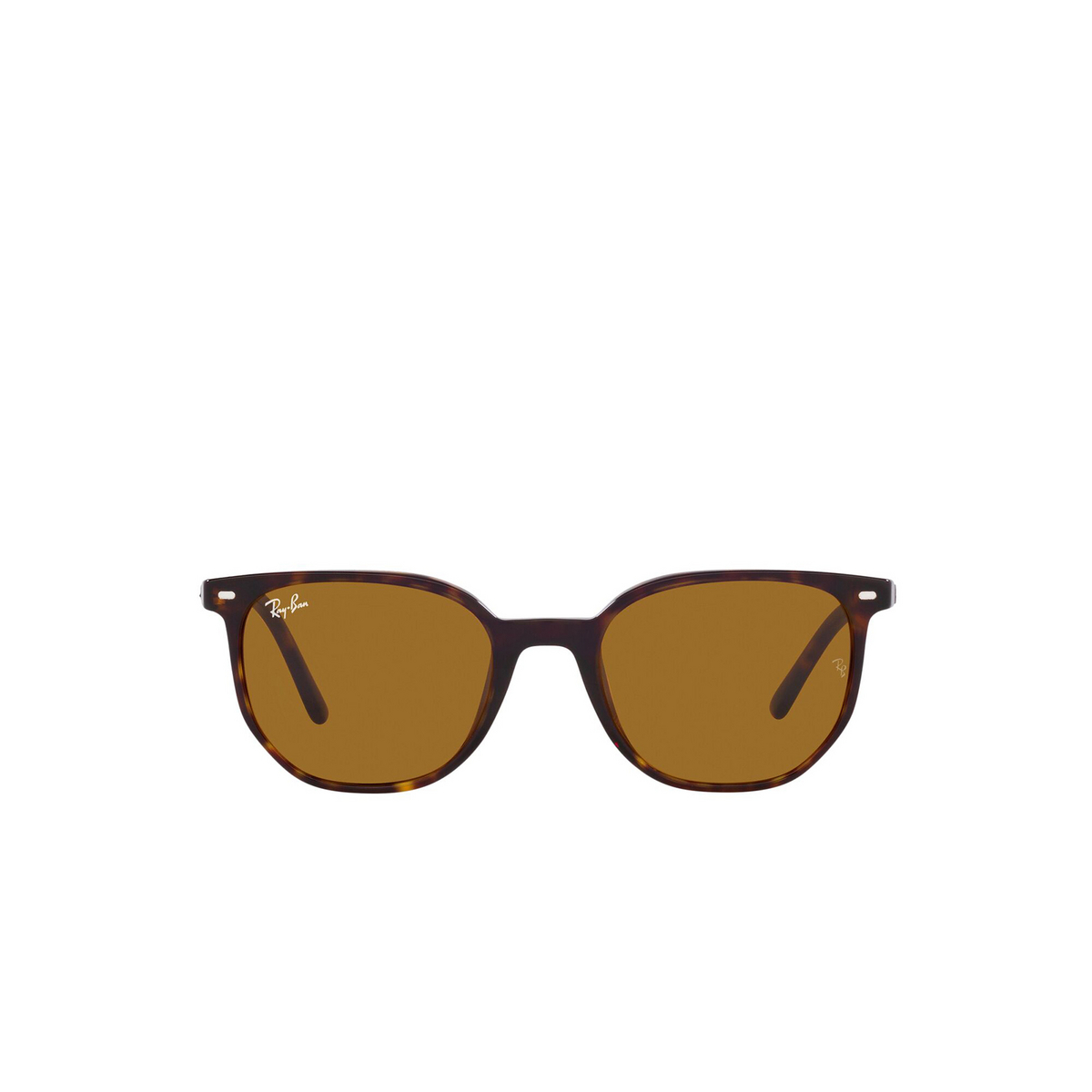 Ray-Ban® Square Sunglasses: Elliot RB2197 color Havana 902/33 - front view.