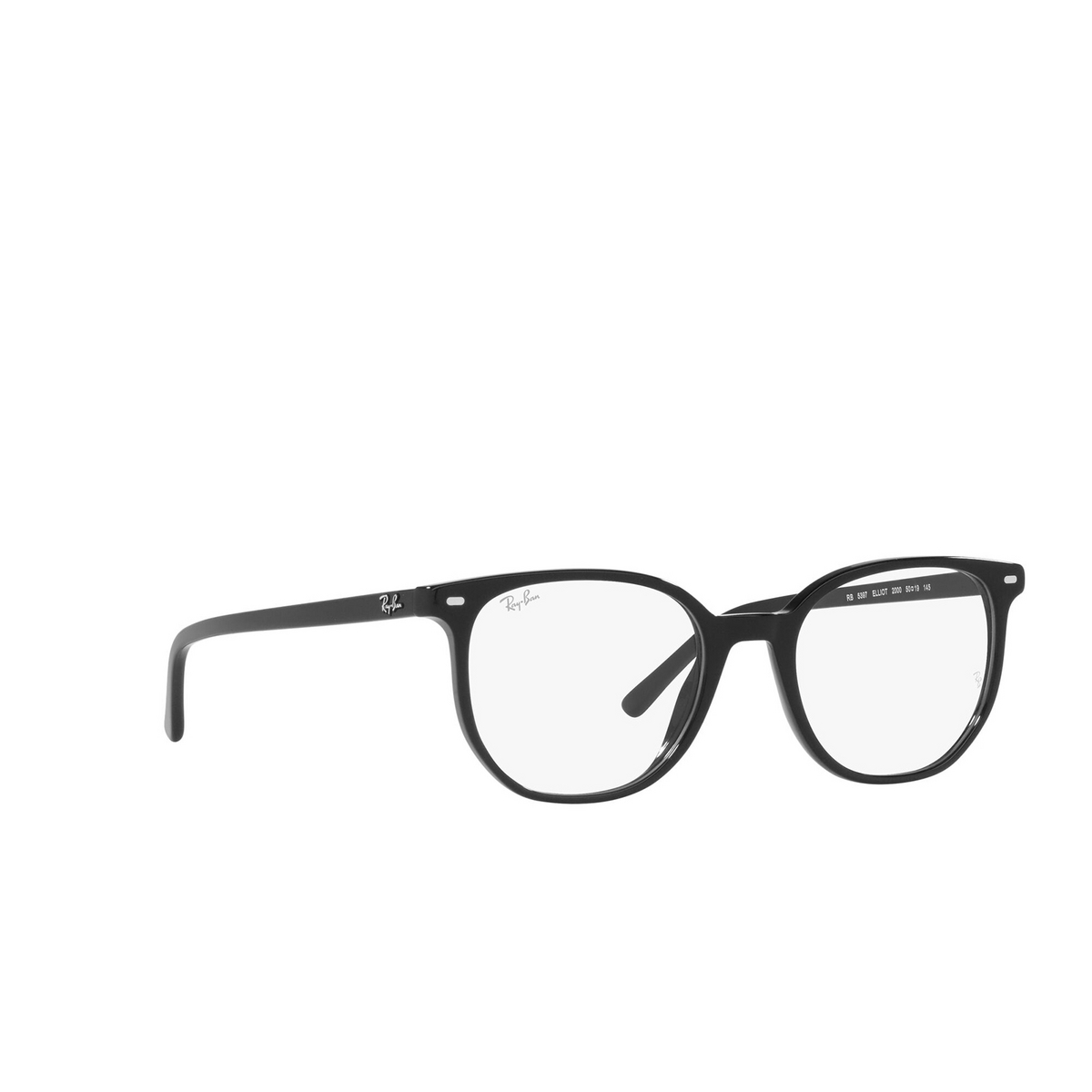 Ray-Ban® Irregular Eyeglasses: RX5397 Elliot color 2000 Black - three-quarters view