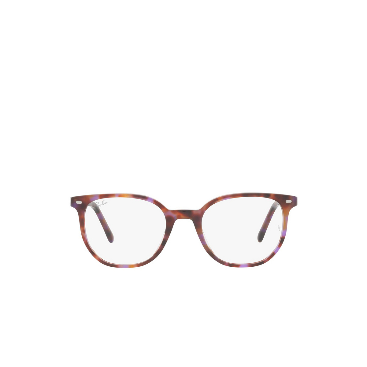 Ray-Ban ELLIOT Eyeglasses 8175 Brown & Violet Havana - front view
