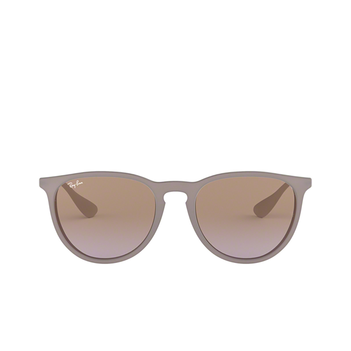 Ray-Ban ERIKA Sunglasses 600068 DARK RUBBER SAND - front view