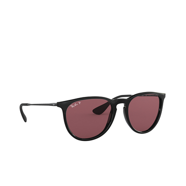 Ray-Ban ERIKA Sunglasses 601/5Q black - three-quarters view