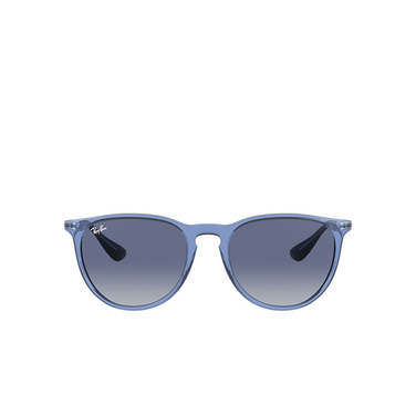 Gafas de sol Ray-Ban ERIKA 65154L shiny transparent blue - Vista delantera