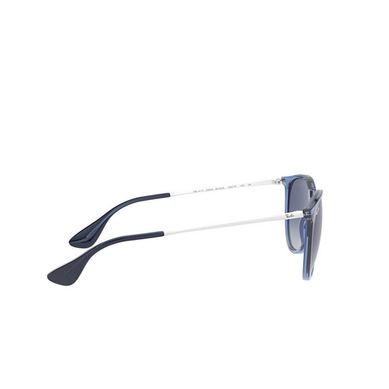 Gafas de sol Ray-Ban ERIKA 65154L shiny transparent blue - 3/4