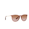 Lunettes de soleil Ray-Ban ERIKA 659013 transparent light brown - Vignette du produit 2/4