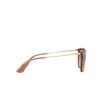 Occhiali da sole Ray-Ban ERIKA 659013 transparent light brown - anteprima prodotto 3/4