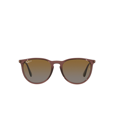 Ray-Ban ERIKA Sunglasses 6593T5 transparent dark brown - front view