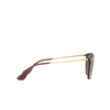 Ray-Ban ERIKA Sunglasses 6593T5 transparent dark brown - product thumbnail 3/4