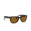 Ray-Ban FOLDING WAYFARER Sunglasses 710 light havana - product thumbnail 2/4