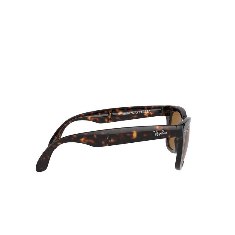 Ray-Ban FOLDING WAYFARER Sunglasses 710 light havana - 3/4