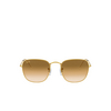 Gafas de sol Ray-Ban FRANK 919651 gold - Miniatura del producto 1/4