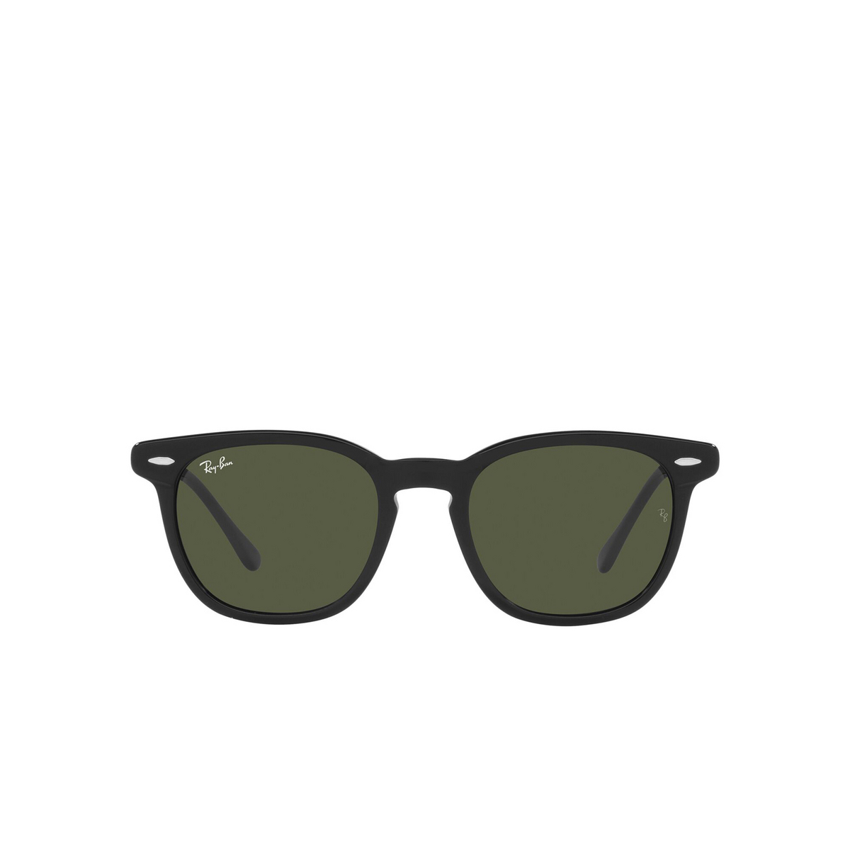 Ray-Ban® Square Sunglasses: Hawkeye RB2298 color Black 901/31 - front view.