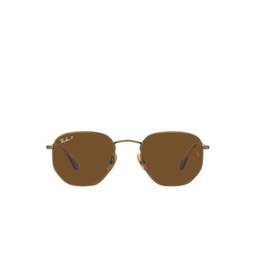 Ray-Ban® Irregular Sunglasses: RB8148 Hexagonal color 920757 Demigloss Antique Gold 