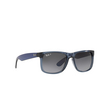 Ray-Ban JUSTIN Sunglasses 6596T3 transparent blue - product thumbnail 2/4