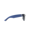 Ray-Ban JUSTIN Sunglasses 6596T3 transparent blue - product thumbnail 3/4