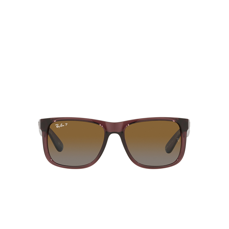 Ray-Ban JUSTIN Sunglasses 6597T5 transparent bordeaux - 1/4