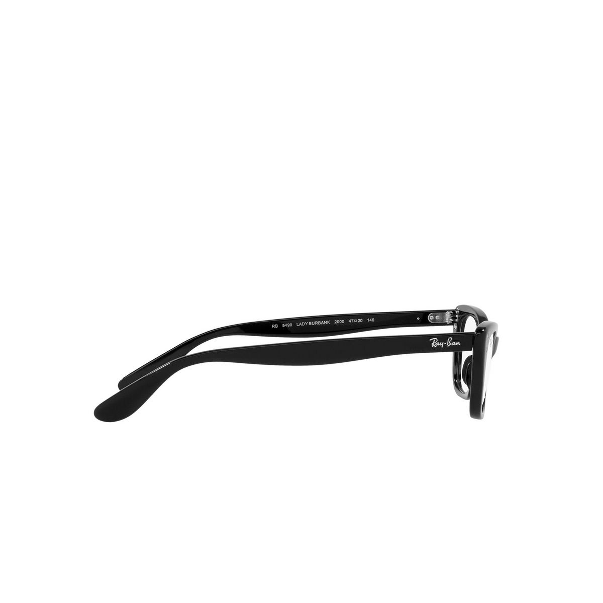 Occhiali da vista Ray-Ban LADY BURBANK 2000 Black - anteprima prodotto 3/4