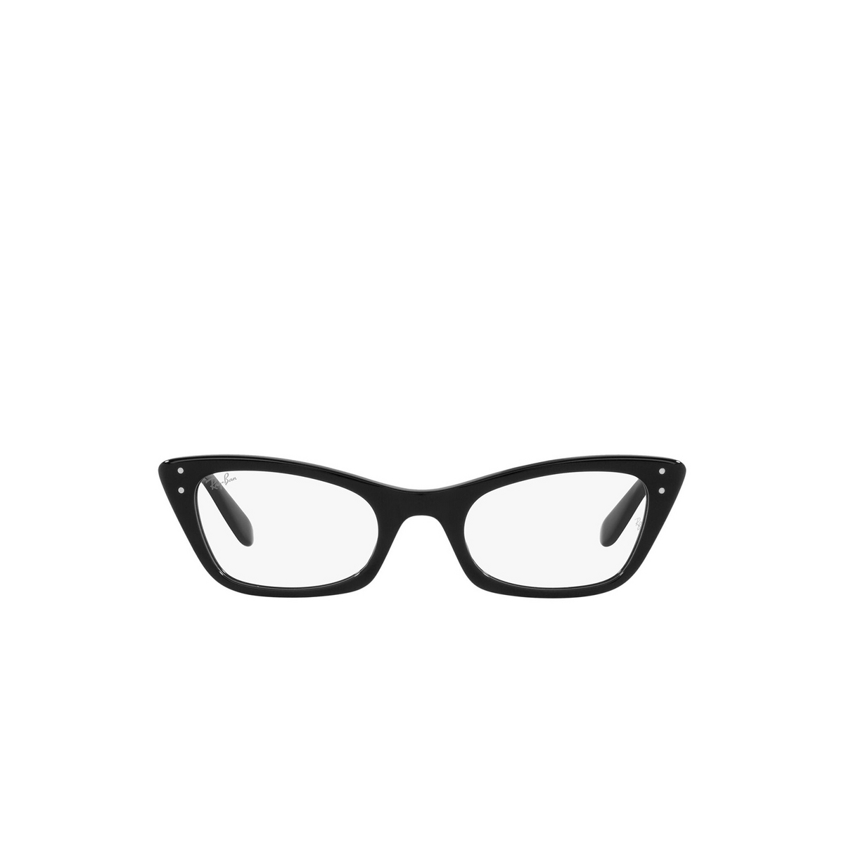 Ray-Ban® Cat-eye Eyeglasses: Lady Burbank RX5499 color Black 2000 - front view.