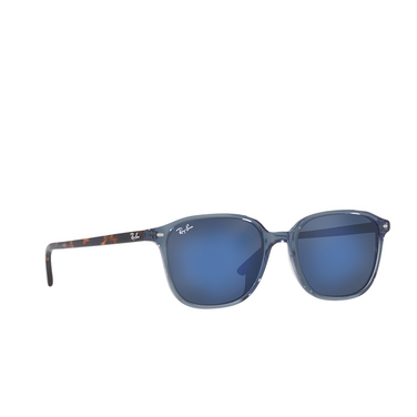 Ray-Ban LEONARD Sunglasses 6638O4 transparent dark blue - three-quarters view