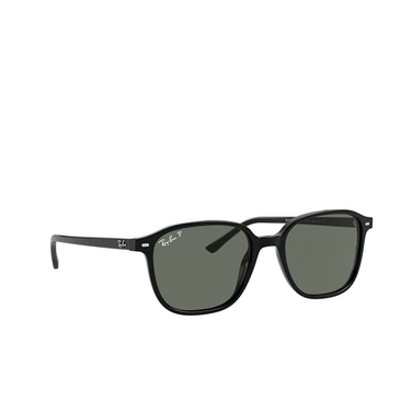 Ray-Ban LEONARD Sunglasses 901/58 black - three-quarters view