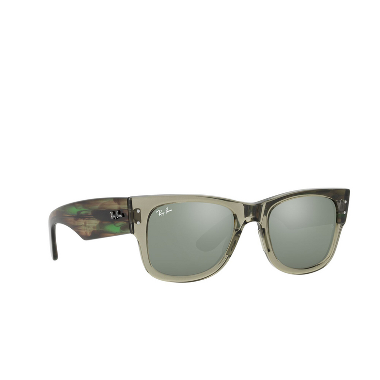 Ray-Ban MEGA WAYFARER Sunglasses 66355C transparent green - 2/4