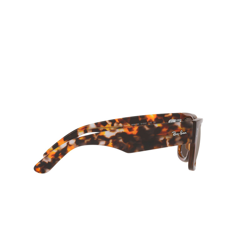 Occhiali da sole Ray-Ban MEGA WAYFARER 663693 transparent brown - 3/4