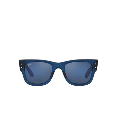Gafas de sol Ray-Ban MEGA WAYFARER 6638O4 transparent dark blue - Vista delantera