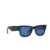Gafas de sol Ray-Ban MEGA WAYFARER 6638O4 transparent dark blue - Miniatura del producto 2/4