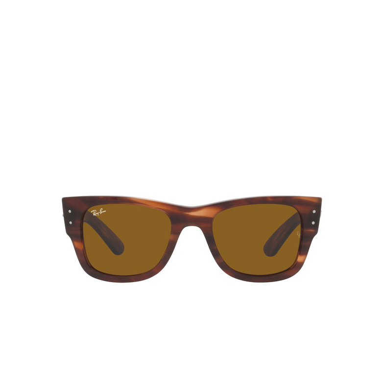 Ray-Ban MEGA WAYFARER Sunglasses 954/33 striped havana - 1/4